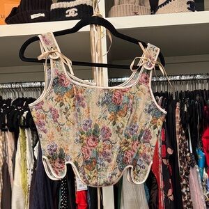 Floral Corset Top